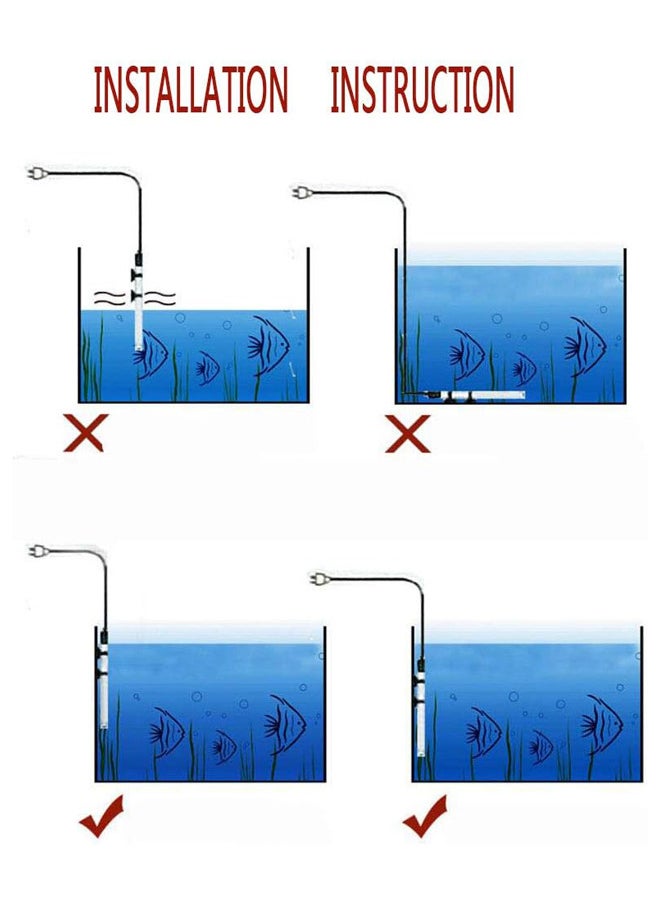 Neostyle 100W Aquarium Heater, Submersible Auto Thermostatic Fish Heater with Suction Cup(100W)  - Image 4