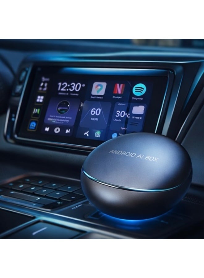 جهاز Android AI Box لتحويل شاشة السيارة إلى نظام أندرويد ذكي – يدعم CarPlay وAndroid Auto مع 4G وواي فاي وGPS - Image 2