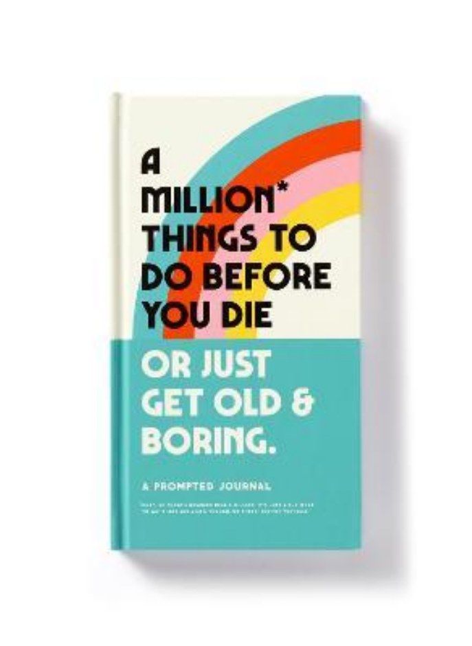 A Million Things to Do Before You Die Prompted Journal Brass Monkey and Galison 