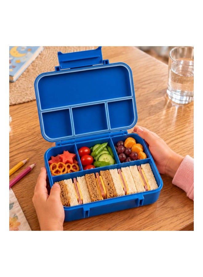 Cocobee Tritan Bento Lunch Box, 4 Compartments- Blue - Image 4