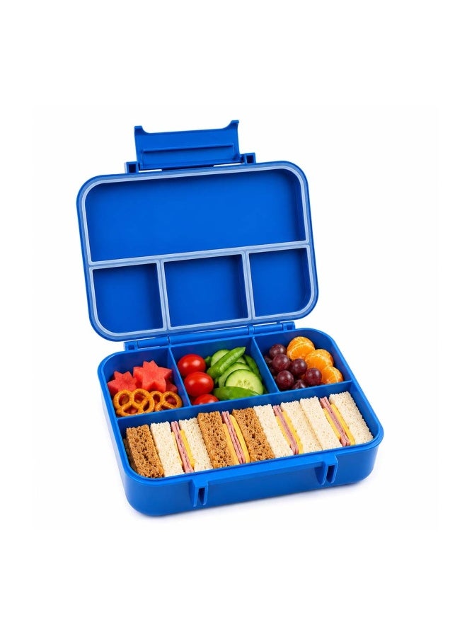 Cocobee Tritan Bento Lunch Box, 4 Compartments- Blue - Image 5