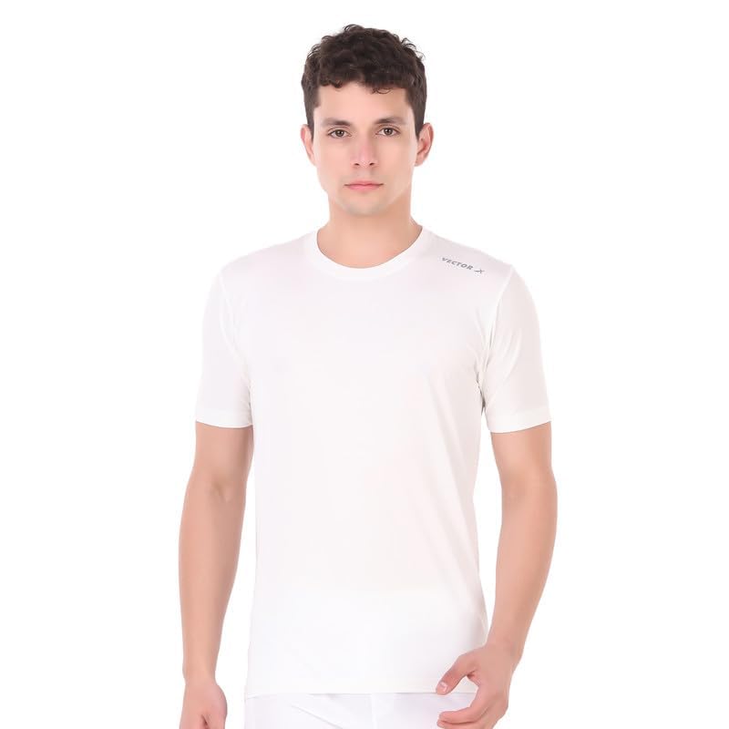VECTOR X Self Design Men Round Neck T-Shirt 100% Polyerster (Pack of 3) - Image 4