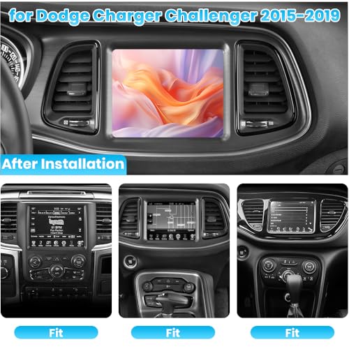 AWESAFE 8.4 Inch Car Radio for Dodge Charger Challenger 2015 2016 2017 2018 2019, Android 13 Touch Screen Head Unit with Wireless CarPlay & Android Auto Bluetooth WiFi GPS Navigation - Image 3