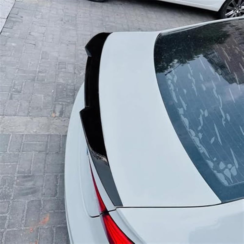 QASULER Carbon Fiber Look Rear Bumper Spoiler for A3 8V Limousine - Image 2