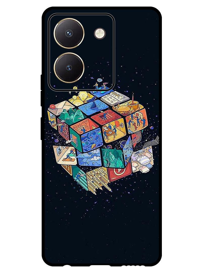 Theodor Protective Case Anti Scratch Shock Proof Bumper Cover For Vivo Y77t Cube - Image 1