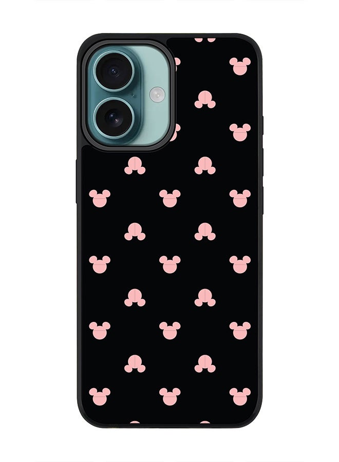 Stylizedd For iPhone 16 Case [Compatible with MagSafe] Slim Magnetic cover Phone Case iPhone 16 -Mickey Print - Image 1