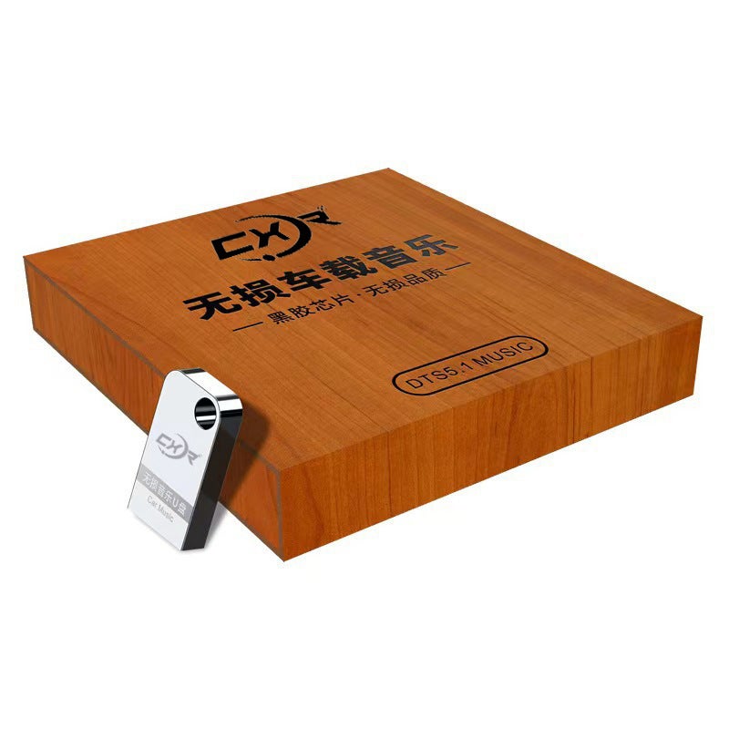 U Disk Custom Large Capacity Lossless High Quality Tremolo Song Metal Mini Usb Car Usb Music - Image 1