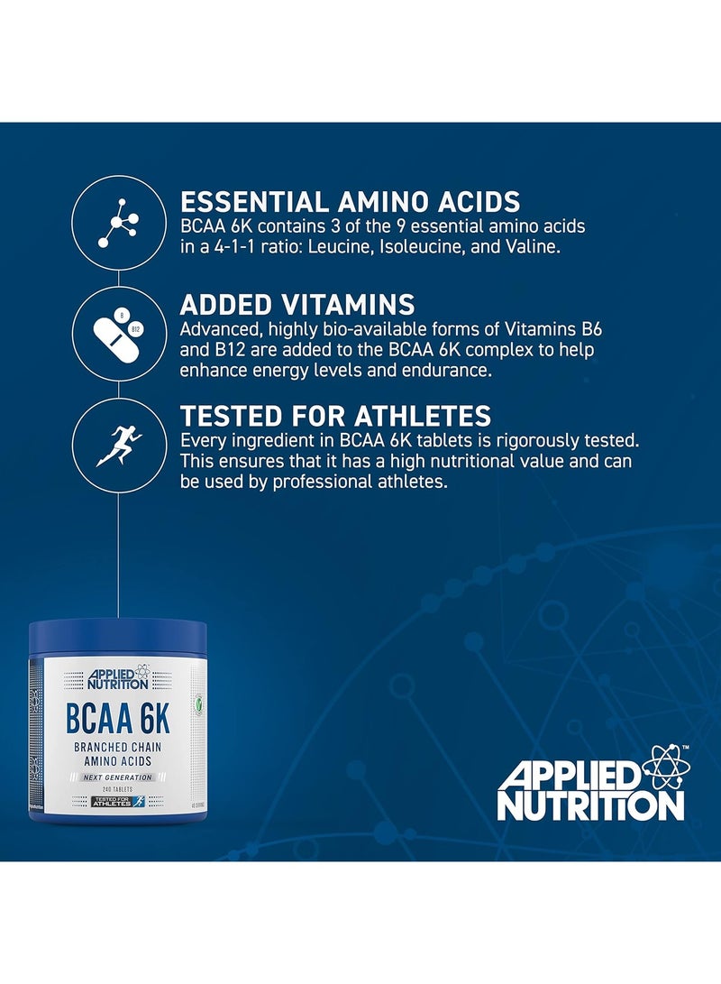 Applied Nutrition- BCAA 6K Branched Chain Amino Acids 300 Capsules - Image 4