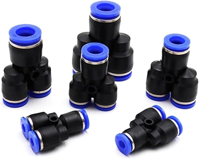 100 قطعة PW 16 12 مناسبة للهواء والماء توصيلات أنابيب هوائية بلاستيكية سريعة الدفع - Image 2