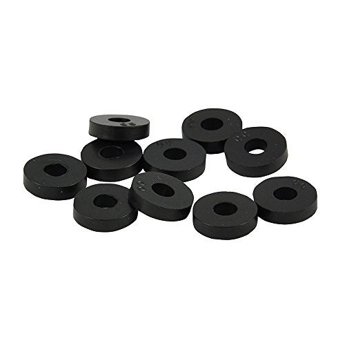 Danco 88569 Rubber Flat Washer, 1/2-Inch, 10-Pack, Carded , Black - Image 1