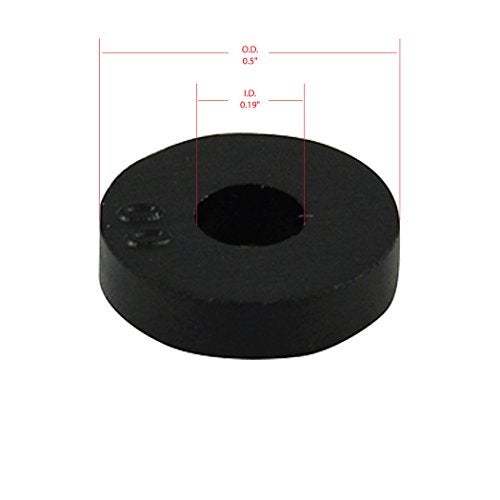 Danco 88569 Rubber Flat Washer, 1/2-Inch, 10-Pack, Carded , Black - Image 3