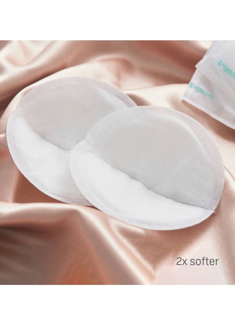 pigeon - Comfy Feel Breast Pads Set Double Soft Diapers Comfortable And High Absorbency Contains Aloe Vera Extract For Added Moisturization - Image 1
