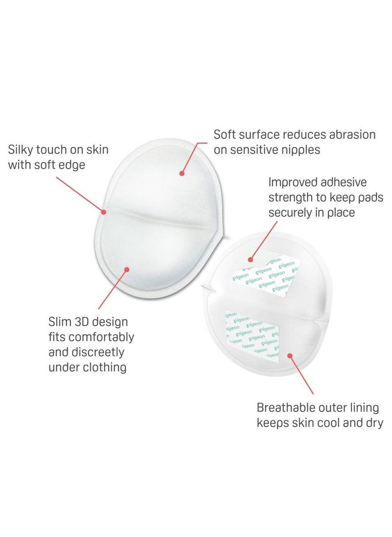 pigeon - Comfy Feel Breast Pads Set Double Soft Diapers Comfortable And High Absorbency Contains Aloe Vera Extract For Added Moisturization - Image 1