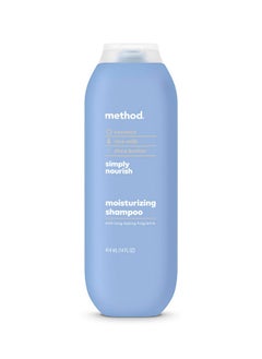 Method Moisturizing Shampoo Simply Nourish With Shea Butter Coconut And Rice Milk Scent Notes Paraben And Sulfate Free 14 Oz (Pack Of 1)  - Image 1