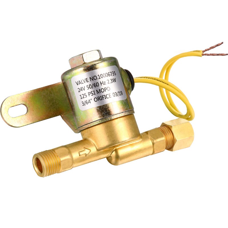 Mudder A2012-S150 Solenoid Valve Humidifier Replacement Valve Compatible with Aprilaire 220, 224, 400, 440, 550, Replace for B2035-S2 B2035-S5 B2035-S54, 24 V, 60 Hz, 125 PSI - Image 1