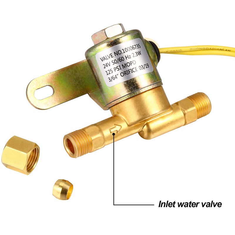 Mudder A2012-S150 Solenoid Valve Humidifier Replacement Valve Compatible with Aprilaire 220, 224, 400, 440, 550, Replace for B2035-S2 B2035-S5 B2035-S54, 24 V, 60 Hz, 125 PSI - Image 5