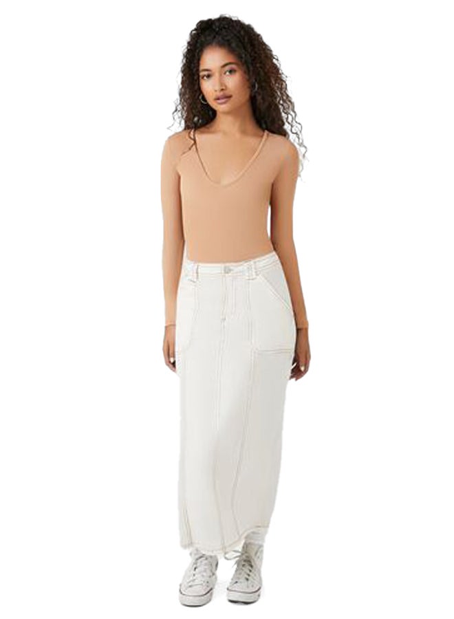 FOREVER 21 Long-Sleeve V-Neck Bodysuit - Image 5