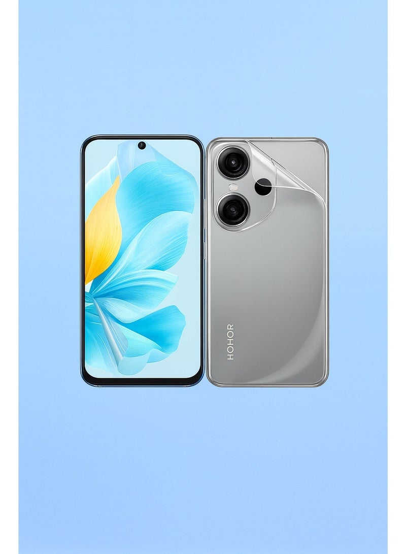 Back and Frame Screen Protector for Honor 400 Pro – Full protection with a smooth touch and elegant design that preserves your phone’s original look