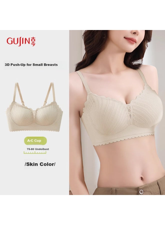 Gujin Women's Push-up Bra With Underwire, Adjustable Straps, And Breathable Fabric - Image 1
