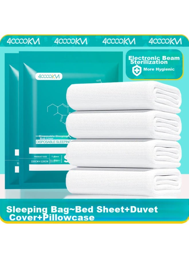Forty thousand kilometers 40,000 Km Disposable Sleeping Bag, Single Thick Hotel Hygiene Pillowcase, Bed Sheet, Duvet Cover, Travel Disposable Bedding - Image 1