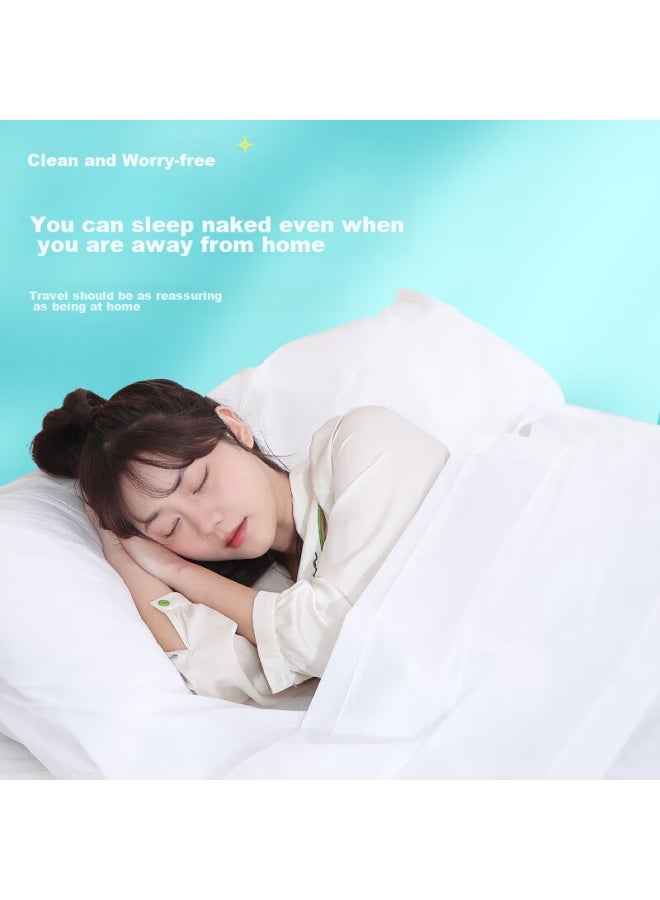 Forty thousand kilometers 40,000 Km Disposable Sleeping Bag, Single Thick Hotel Hygiene Pillowcase, Bed Sheet, Duvet Cover, Travel Disposable Bedding - Image 2