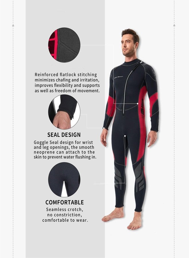 Seaskin Wetsuits for Men Women 3mm Front Zip Full Wetsuit - Image 4