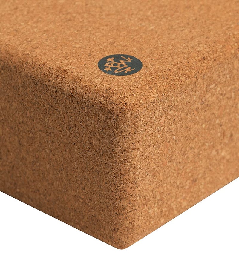 Manduka Yoga Cork Block - Yoga Prop and Accessory, Good for Travel, Comfortable Edges, Lightweight, Extra Firm Cork, 4" x 6" x 9" (10 x 15 x 22.5 cm) - Image 4