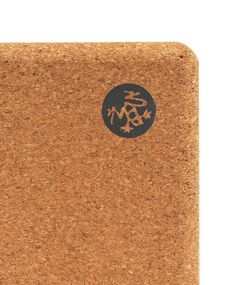 Manduka Yoga Cork Block - Yoga Prop and Accessory, Good for Travel, Comfortable Edges, Lightweight, Extra Firm Cork, 4" x 6" x 9" (10 x 15 x 22.5 cm) - Image 3