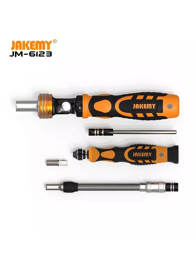 JAKEMY Jakemy 31 in 1 Professional maintenance tool set JM-6123 Color Ring Screwdriver Set Hand Tool Set for car & home  - Image 3