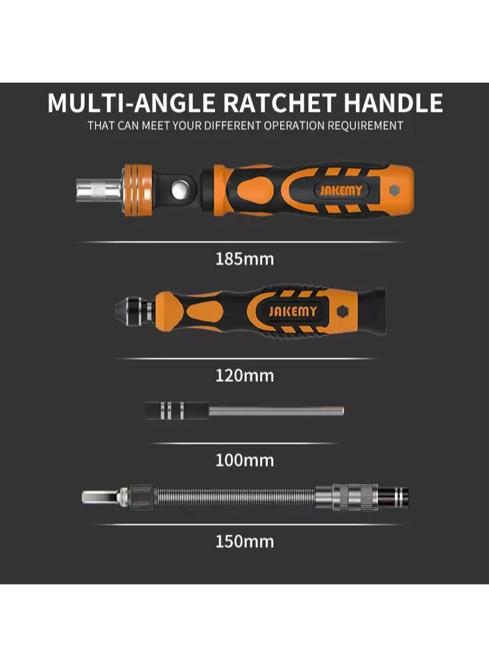 JAKEMY Jakemy 31 in 1 Professional maintenance tool set JM-6123 Color Ring Screwdriver Set Hand Tool Set for car & home  - Image 5