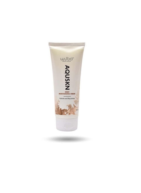 Aquskn Daily Moisturising Cream For Women & Men, Helps With Stretchmarks & Scars, Rejuvenate Face Cream, Benefits Of Shea Butter & Ashwagandha - 100Ml
