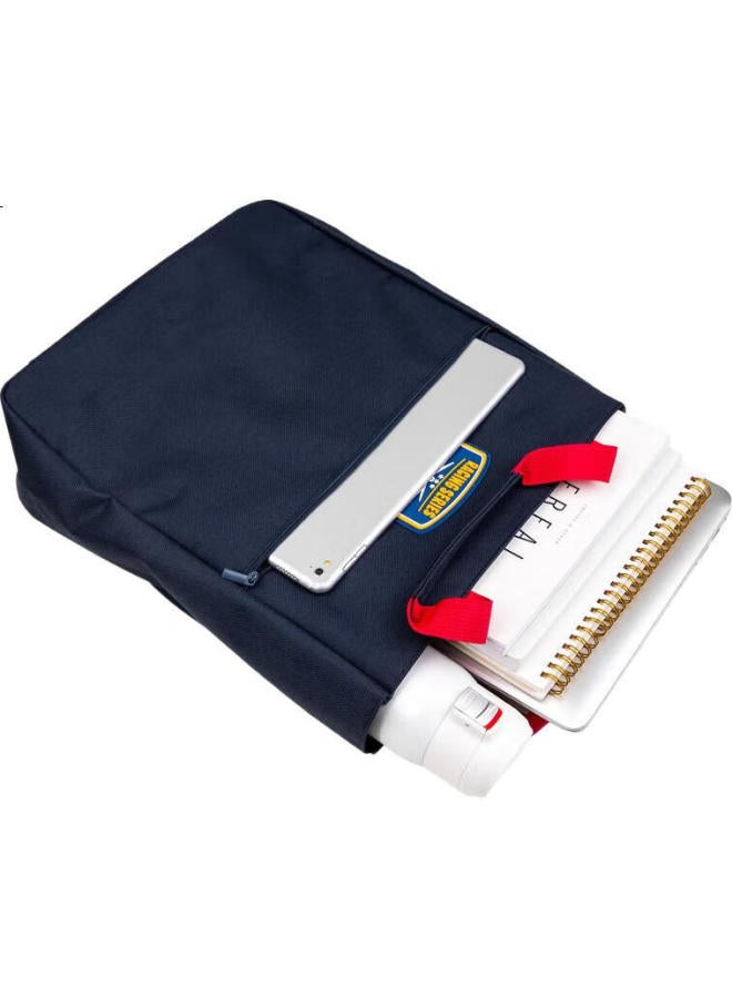 Deli Student Tutoring Bag, Large Capacity Book Bag, Multifunctional Handbag, Shopping Bag, Children'S Art Bag, Tutoring Backpack, Deep Blue School Gift - Image 2