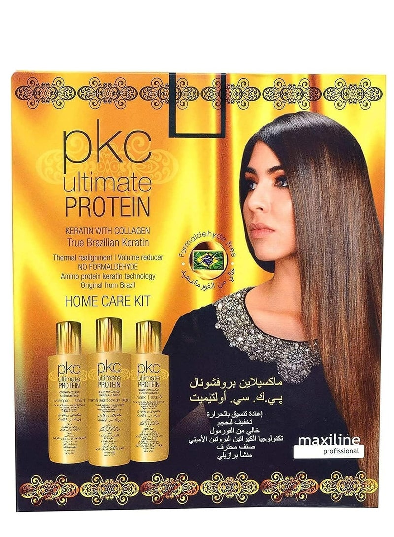 PKC Ultimate Protein Keratin with Collagen Home Care Kit