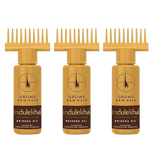 Indulekha Bringha Complete Hair Care Oil 100ml (Pack of 3) - Image 1