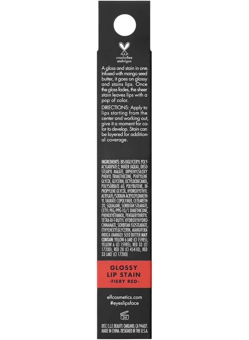 elf e.l.f. Glossy Lip Stain – Coral Cutie 3 ml - Image 3