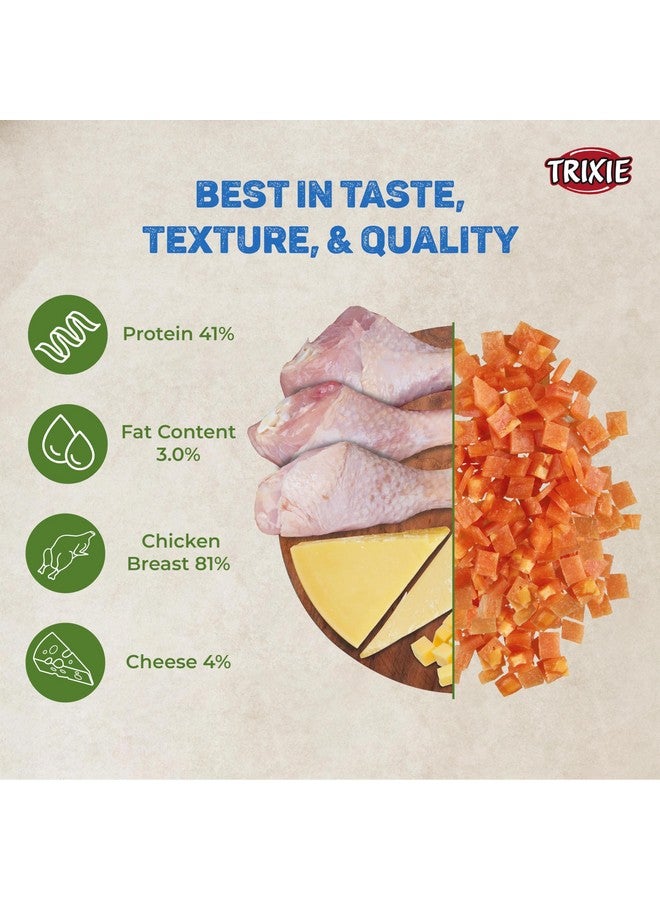 Trixie Cat Treat Combo Of Premio Duck Filet Bites And Premio Cheese Chicken Cubes, Nutrient Rich Treats For Cats, Suitable For All Breeds - (Pack Of 2) - Image 4
