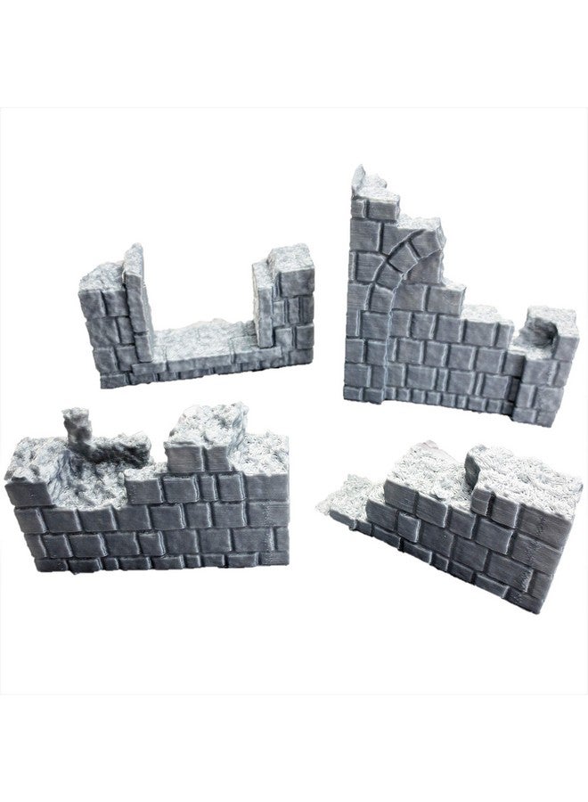 Extruded Gaming Wall Ruins Set 3 - Image 1