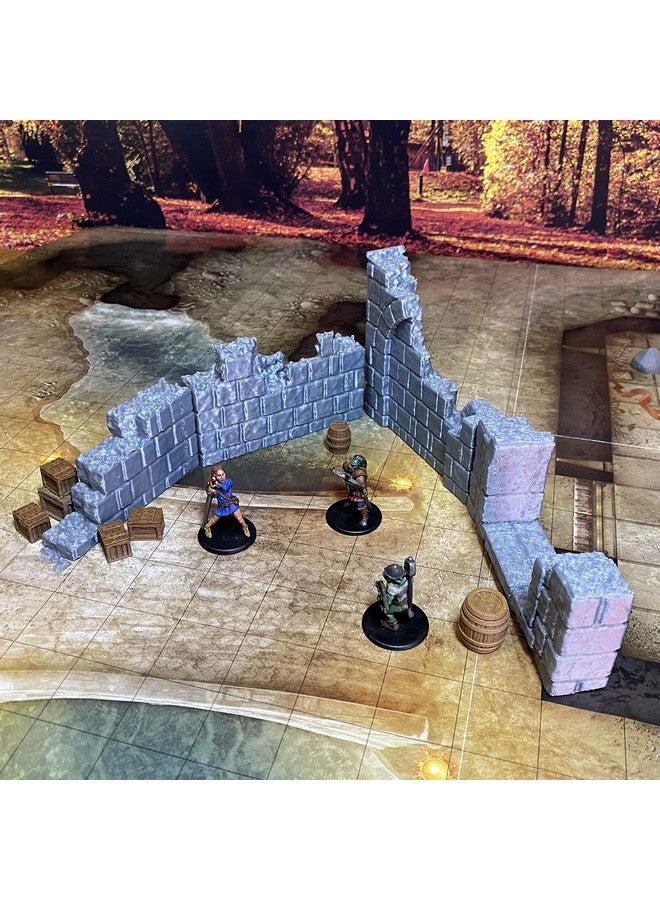 Extruded Gaming Wall Ruins Set 3 - Image 5