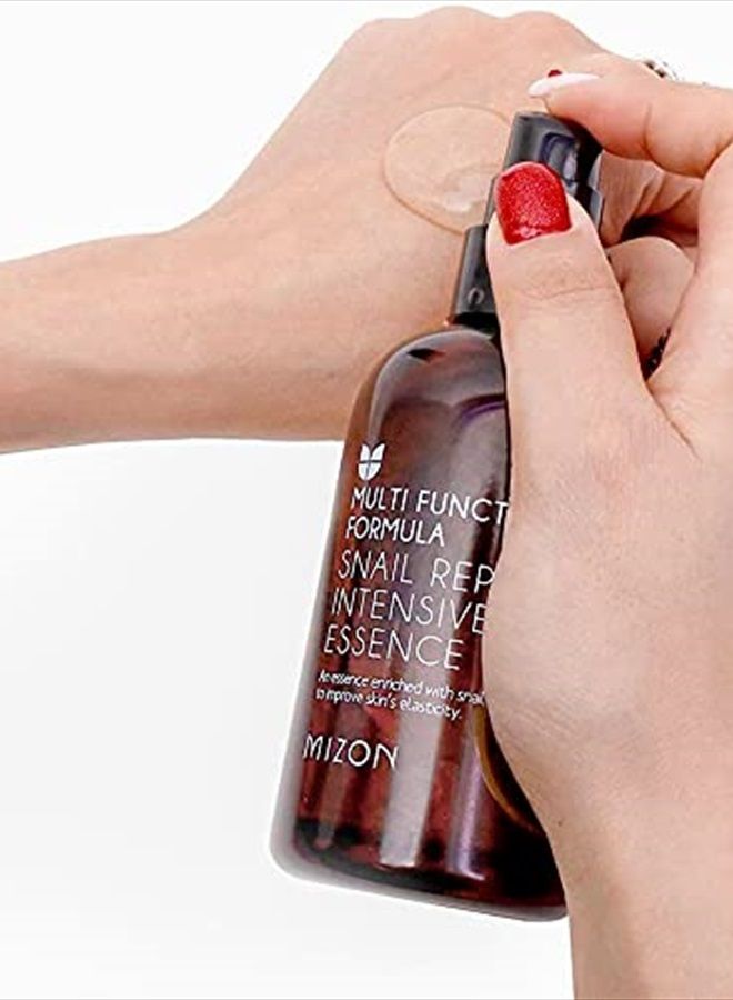 MIZON Snail Line, Snail Repair Intensive Essence, Improves Skin, Wrinkle-Care, Smooth Skin, Korean Skincare (3.38 fl oz) - Image 5