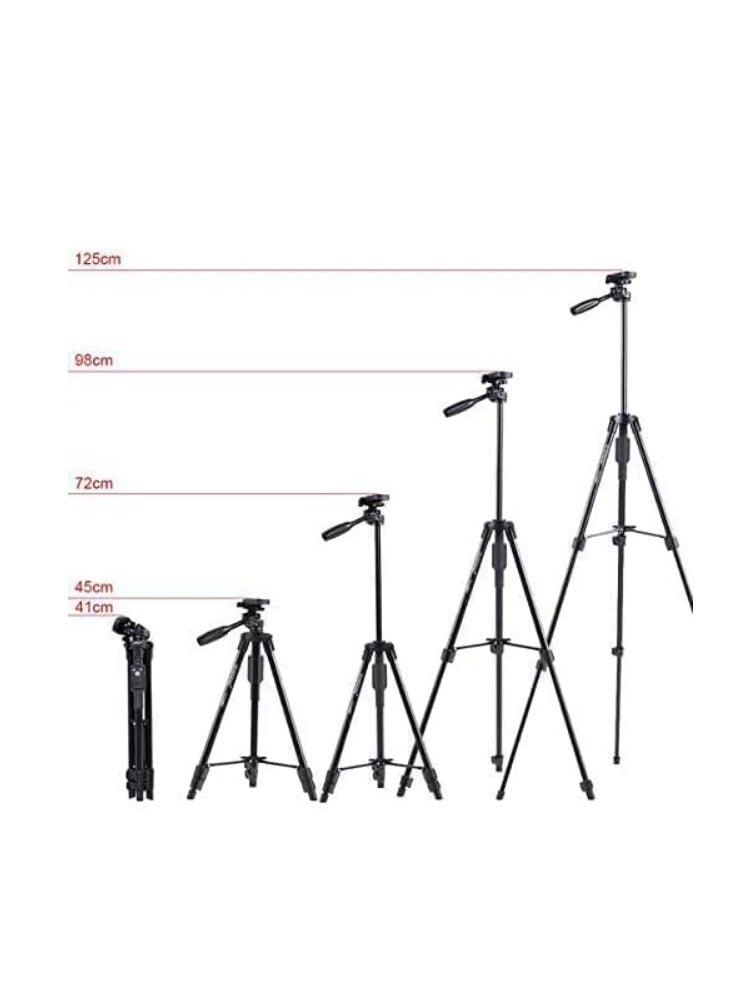 Yunteng - Yunteng VCT 5208 Mobile phone and Camera Universal Folding Travel Tripod With Bluetooth - Image 1