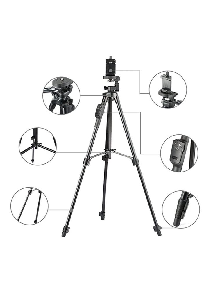 Yunteng - Yunteng VCT 5208 Mobile phone and Camera Universal Folding Travel Tripod With Bluetooth - Image 1