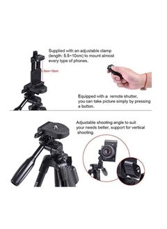 Yunteng Yunteng VCT 5208 Mobile phone and Camera Universal Folding Travel Tripod With Bluetooth  - Image 4