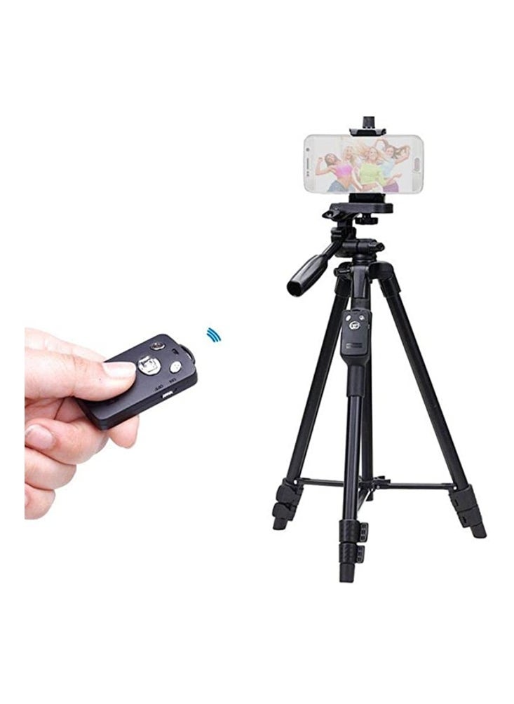 Yunteng - Yunteng VCT 5208 Mobile phone and Camera Universal Folding Travel Tripod With Bluetooth - Image 1