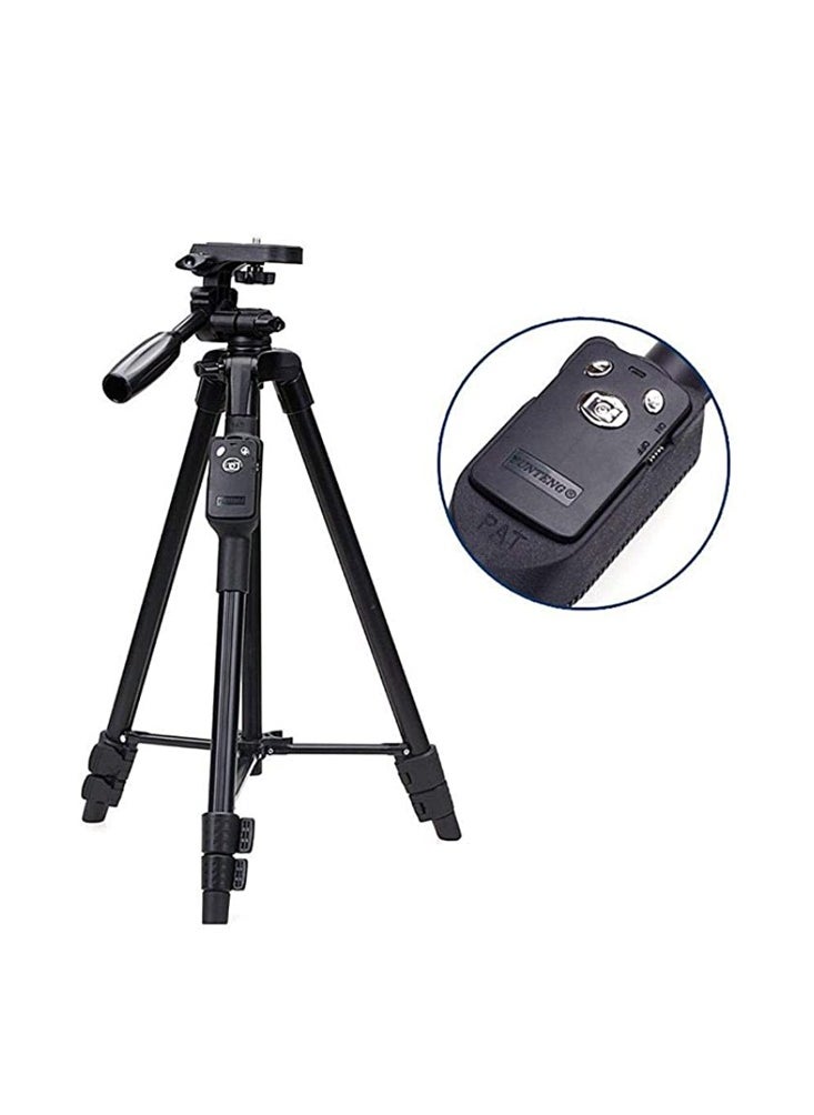 Yunteng - Yunteng VCT 5208 Mobile phone and Camera Universal Folding Travel Tripod With Bluetooth - Image 1