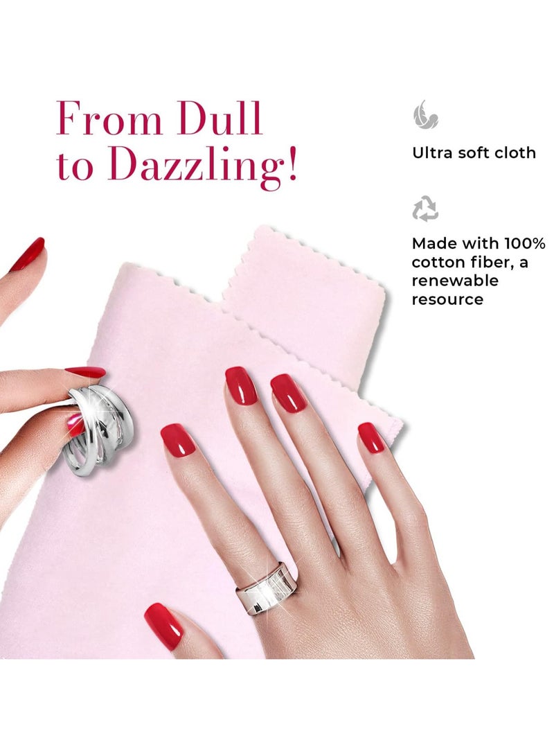 CONNOISSEURS Silver Jewelry Polishing Cloth, 28cm x 35.5cm, - Image 3