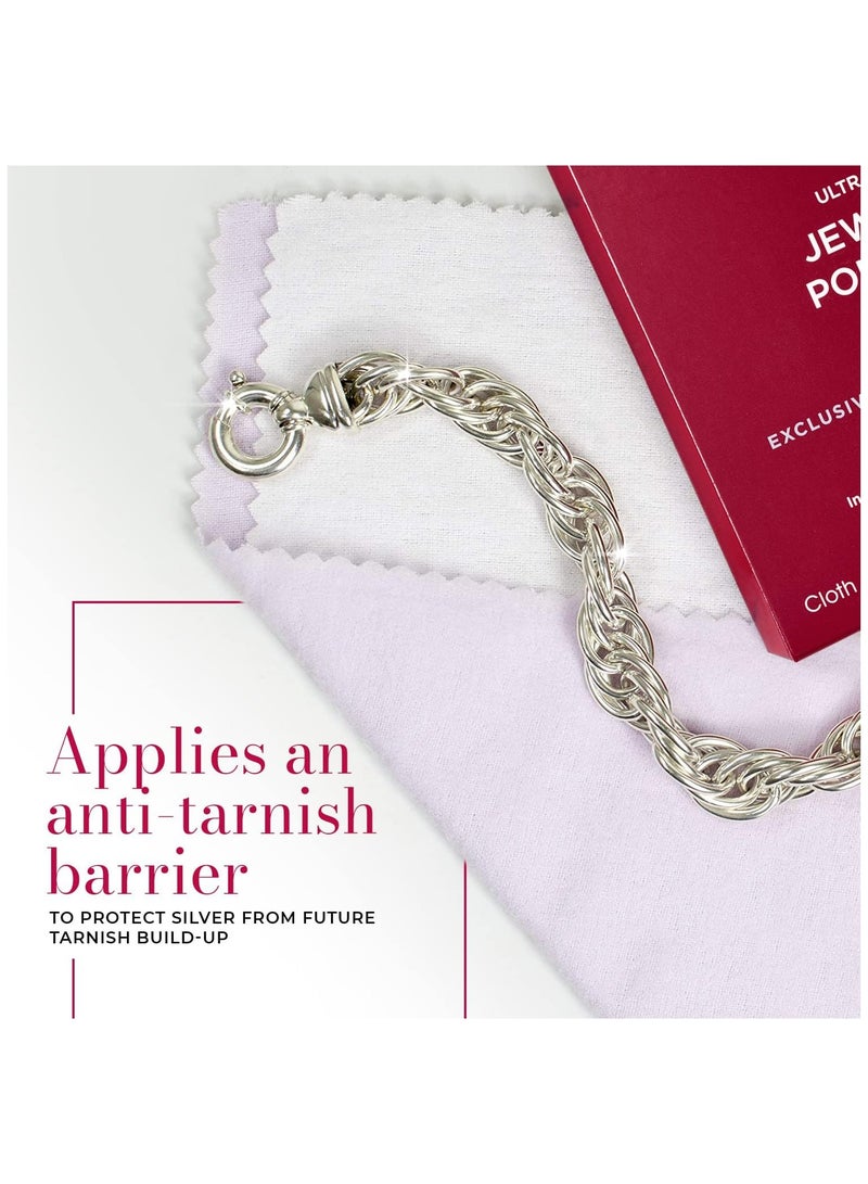 CONNOISSEURS Silver Jewelry Polishing Cloth, 28cm x 35.5cm, - Image 5