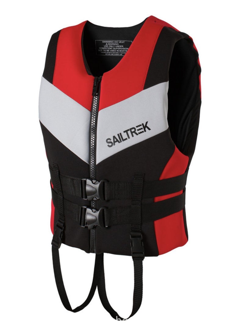 SAILTREK Swim Jacket - Neoprene Life Jacket, Buoyancy Aid Swim Vest with Adjustable Safety Strap for Snorkeling Swimming Kayaking, Water Sports Safety Adult Vest - Image 1