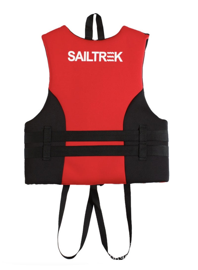 SAILTREK Swim Jacket - Neoprene Life Jacket, Buoyancy Aid Swim Vest with Adjustable Safety Strap for Snorkeling Swimming Kayaking, Water Sports Safety Adult Vest - Image 3