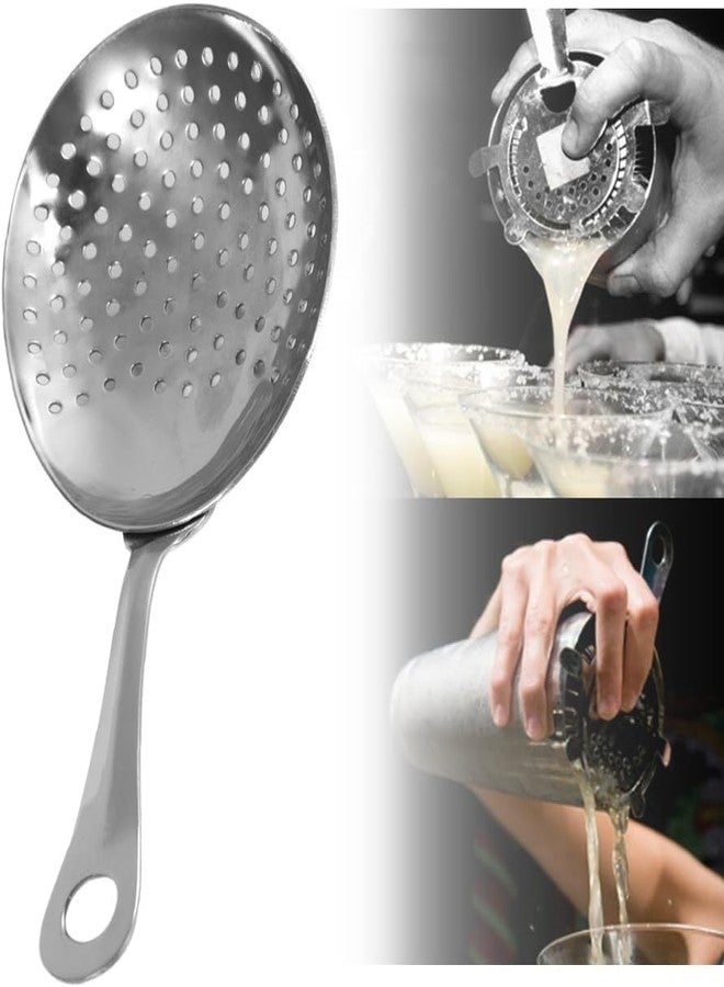 Olrada Bar Cocktail Strainer Spoon 304 Stainless Steel Julep Strainer Spoon Mixed Filter Tool for Cocktail Drinks Home Bar Use - Image 3