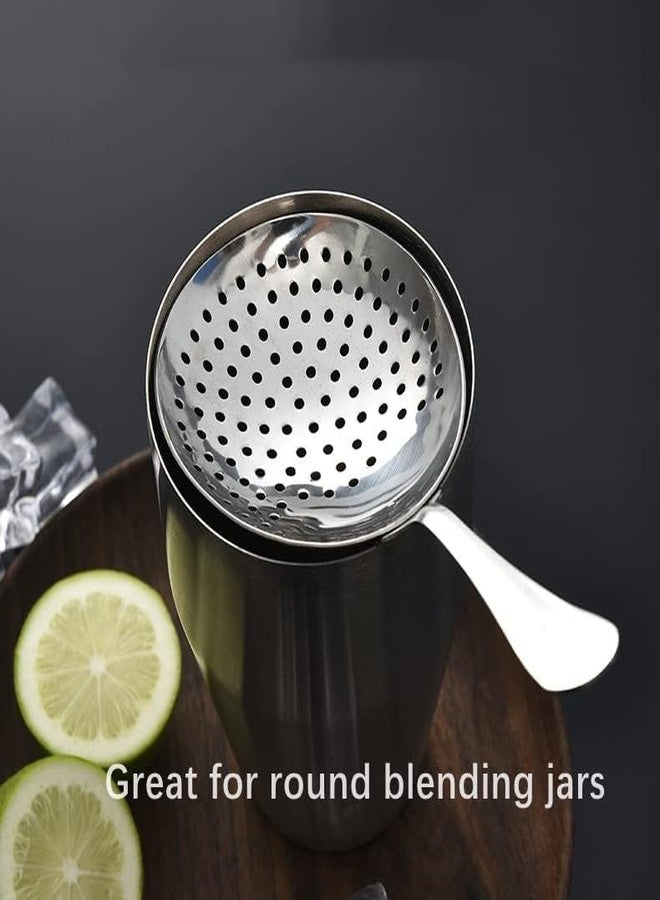 Olrada Bar Cocktail Strainer Spoon 304 Stainless Steel Julep Strainer Spoon Mixed Filter Tool for Cocktail Drinks Home Bar Use - Image 2